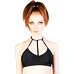 DISTURBIA Choker Černá XL