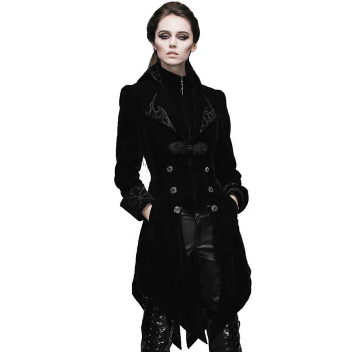 DEVIL FASHION Gothic Maelstrom Černá XS
