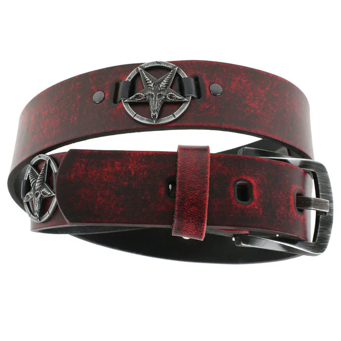 Leather & Steel Fashion red 120