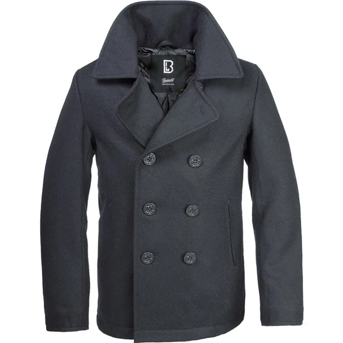 BRANDIT Pea Coat Černá 3XL