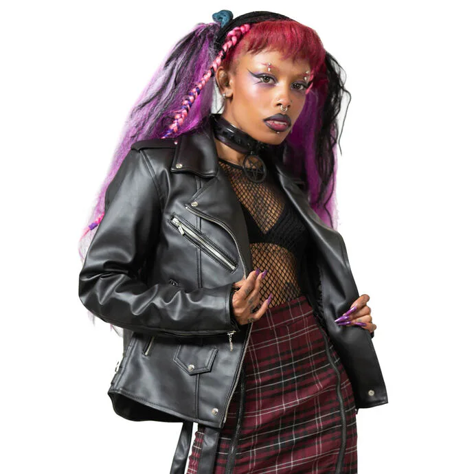 KILLSTAR Vegan Biker Černá S